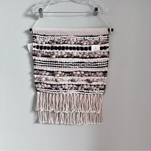Macrame Tapestry Fiber Art Boho Fringe 18x24